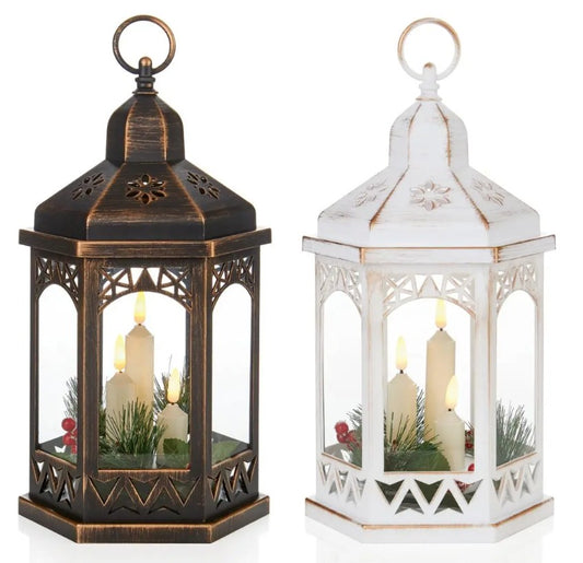 33CM HEXAGONAL LANTERN  | LB213060P