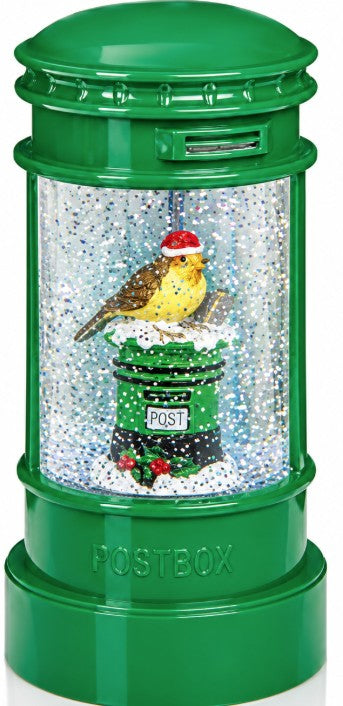 23CM B-O LIT POST BOX WATER SPINNER | LB261273