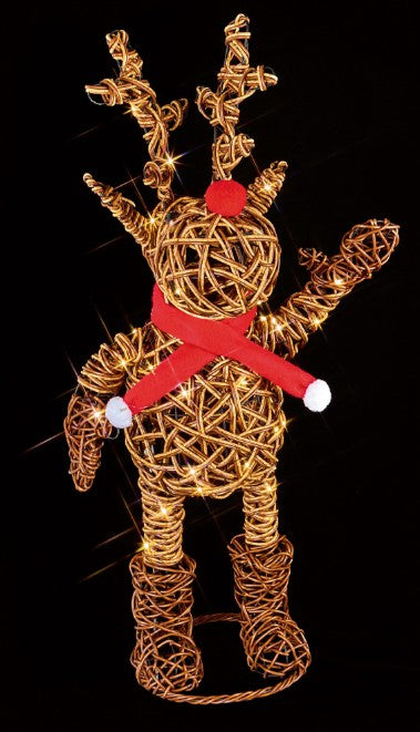 60CM B-O MULTI ACTION REINDEER IN BOOTS | LB261555