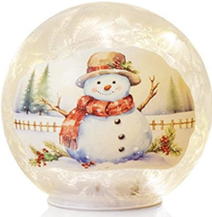 15CM B-O LIT GLASS GLOBE  | LB261585
