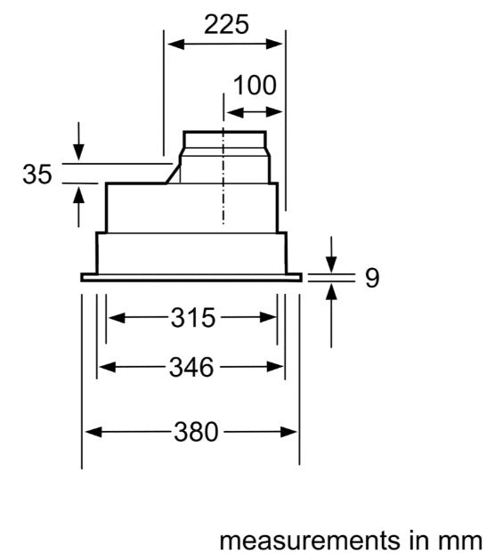 SIEMENS CANOPY COOKER HOOD | LB75565GB