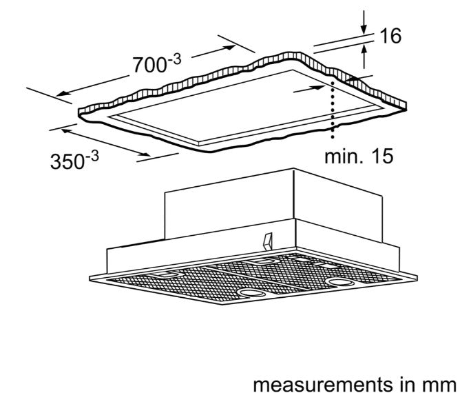 SIEMENS CANOPY COOKER HOOD | LB75565GB