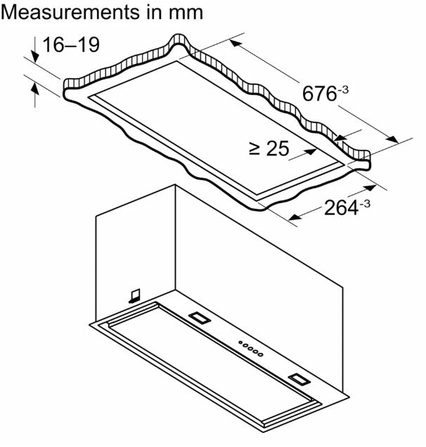 SIEMENS IQ500 70CM CANOPY HOOD BLACK | LB77NAC60B