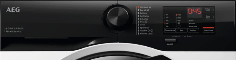 AEG 10KG 1400RPM PROSENSE 6000 WASHING MACHINE WH | LFED61144B