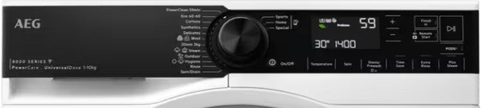 AEG 8000 SERIES 10KG POWERCARE UNIVERSALDOSE WASHI | LFSR84146UD