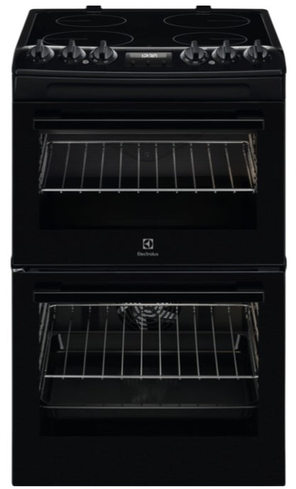 ELECTROLUX 55CM CERAMIC FREESTANDING COOKER BLACK | LKR555100B