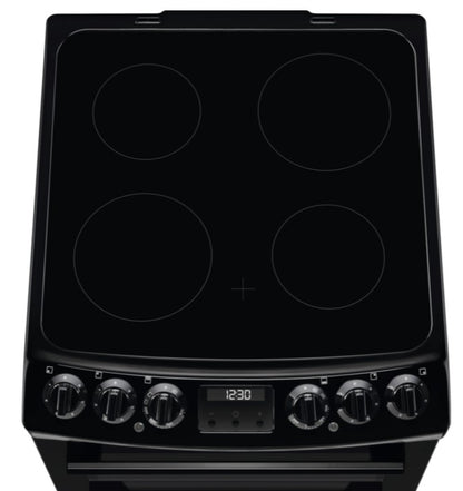 ELECTROLUX 55CM CERAMIC FREESTANDING COOKER BLACK | LKR555100B