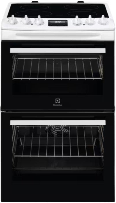 ELECTROLUX 55CM CERAMIC FREESTANDING COOKER WHITE | LKR555100W