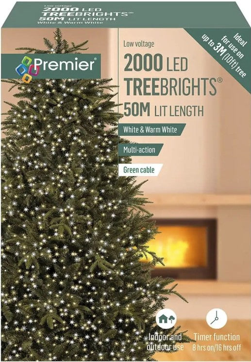 2000 M-A LED TREEBRIGHTS WITH TIMER  | LV162181WWW