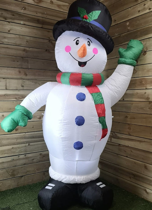 2.4M INFLATABLE SNOWMAN WITH | LV191379