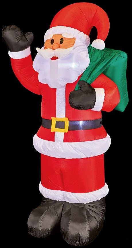 1.8M INFLATABLE SANTA WAVING | LV201091