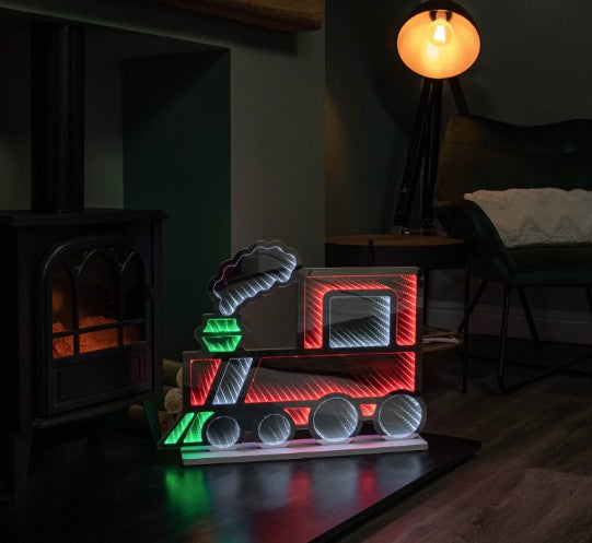 #60CM STANDING TRAIN INFINITY MIRROR | LV243021