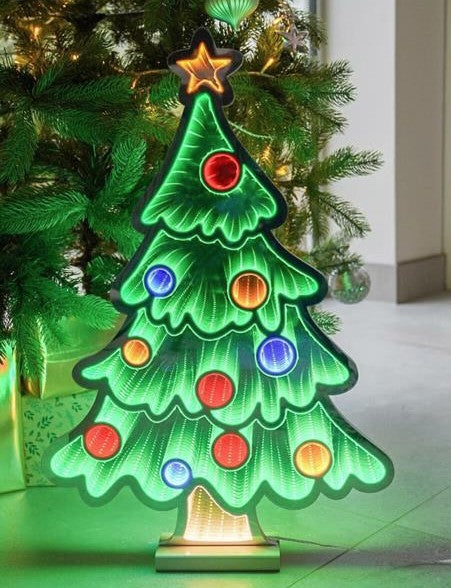 #60CM CHRISTMAS TREE INFINITY MIRROR | LV243387