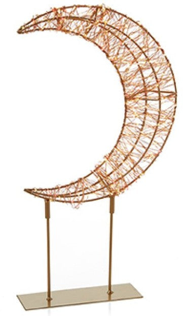 45CM TWINKLING LIT GOLD TABLE TOP  | LV251734RWW
