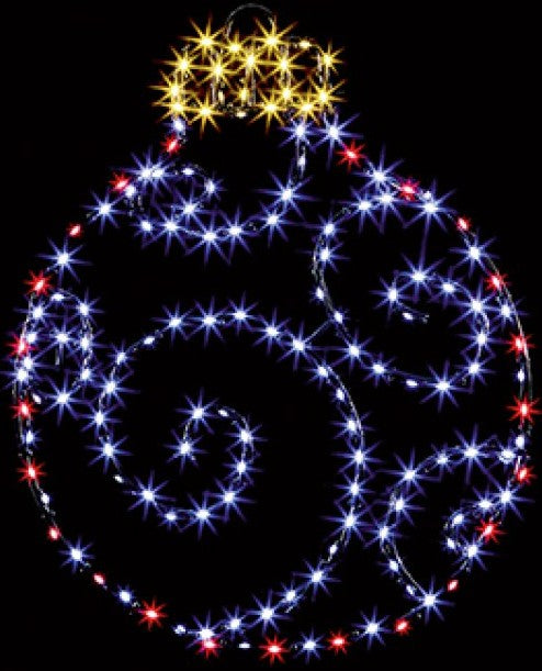 39 X 49CM TWINKLING  BAUBLE | LV262380RWW