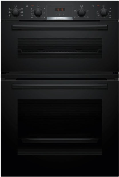 BOSCH BUILT IN DOUBLE OVEN BLACK | MBA533BB3B