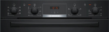 BOSCH BUILT IN DOUBLE OVEN BLACK | MBA533BB3B