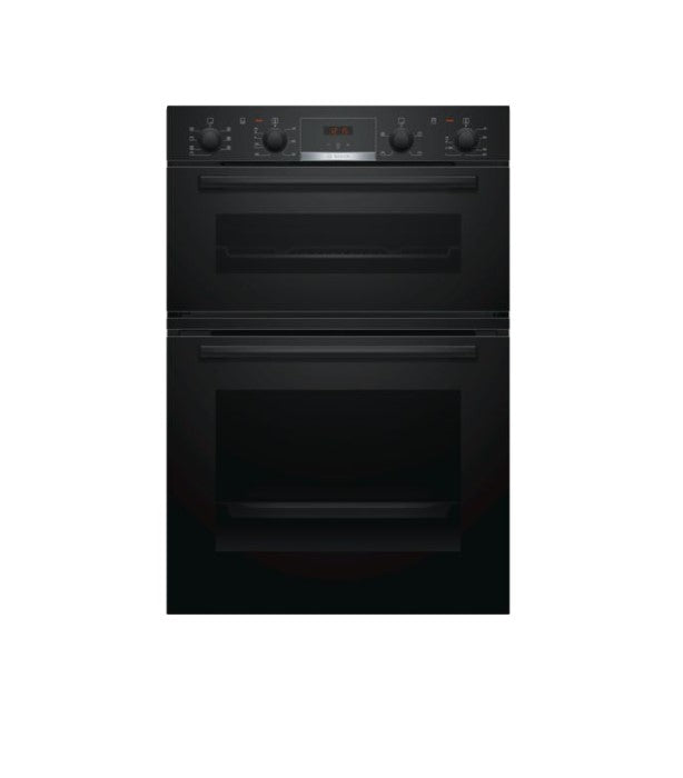 BOSCH BUILT IN DOUBLE OVEN BLACK | MBS533BBOB