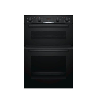 BOSCH BUILT IN DOUBLE OVEN BLACK | MBS533BBOB