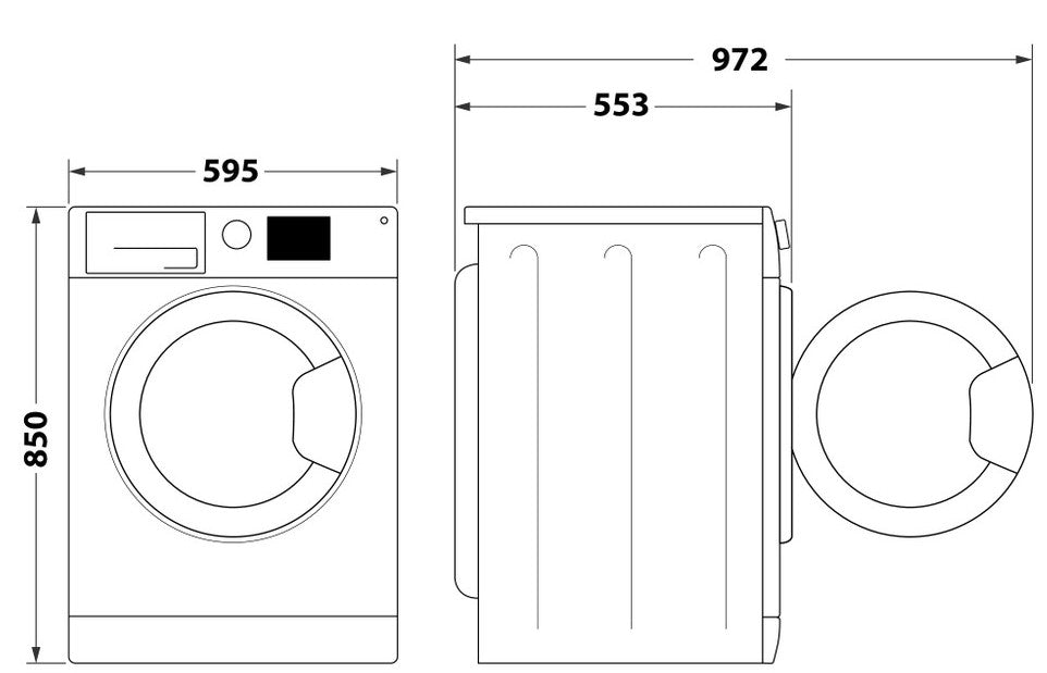 INDESIT 7KG 1400RPM WASHING MACHINE WHITE | MTWC71485WUK