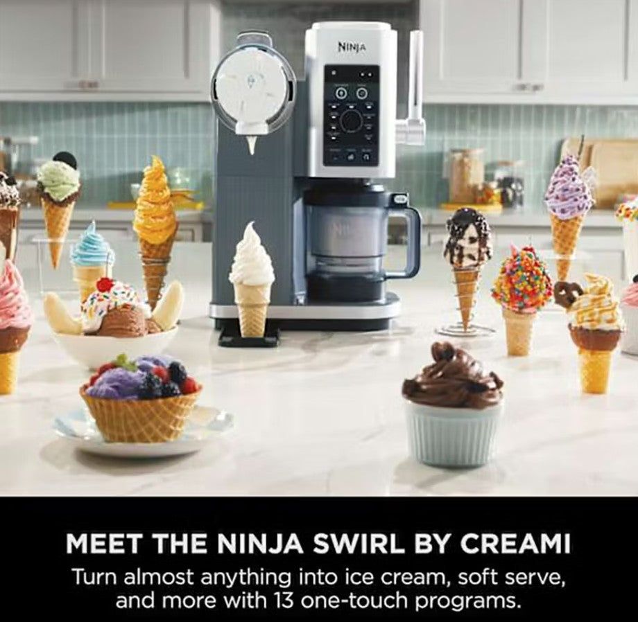 NINJA SWIRL BY CREAMI 13 IN 1 ICE CREAM MAKER | NC701UK