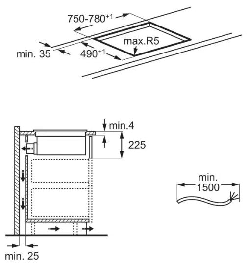 AEG 80CM INDUCTION HOB SAPHIR MATT  | NCH84B03AZ