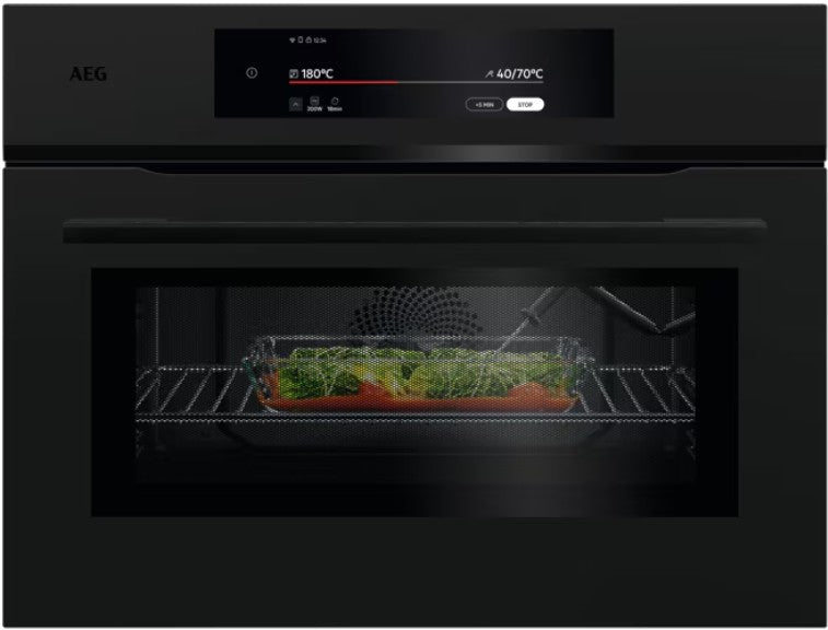 AEG 9000 SERIES BUILT IN COMBIE OVEN BLACK | NKK9N821T