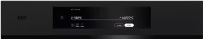 AEG 9000 SERIES BUILT IN COMBIE OVEN BLACK | NKK9N821T