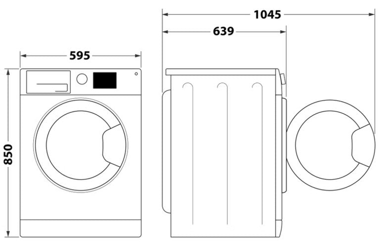 HOTPOINT 10KG 1400RPM WASHING MACHINE WHITE A ENER | NM111048WCAUK