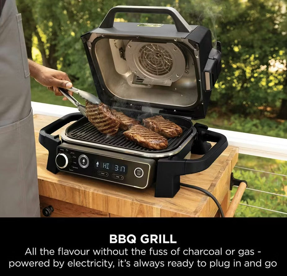 NINJA WOODFIRE ELECTRIC BBQ GRILL & SMOKER | OG701UK