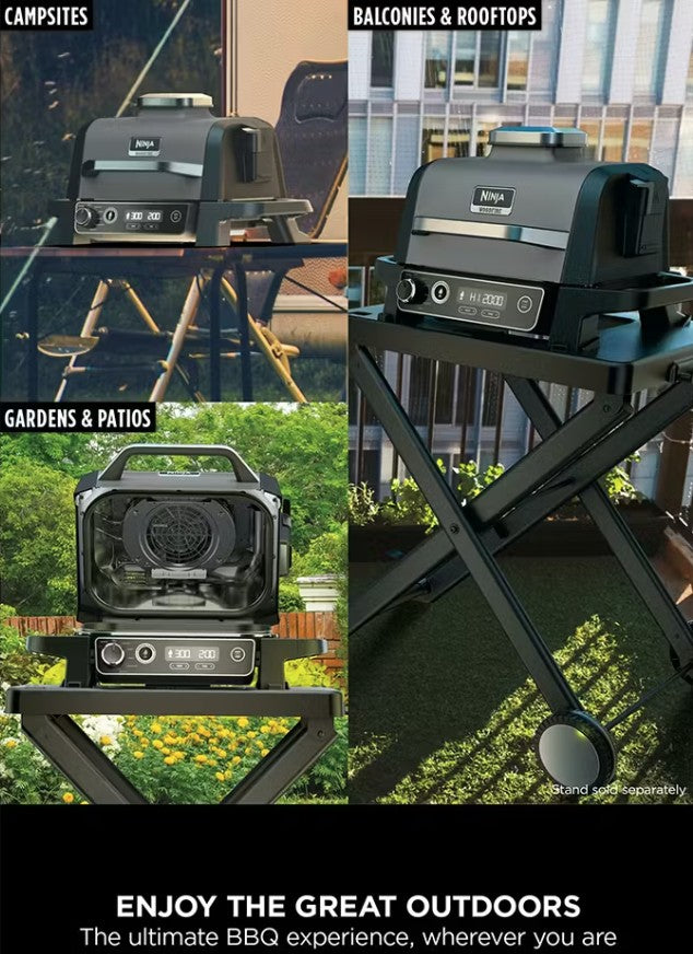 NINJA WOODFIRE ELECTRIC BBQ GRILL & SMOKER | OG701UK