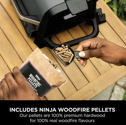 NINJA WOODFIRE ELECTRIC BBQ GRILL & SMOKER | OG701UK