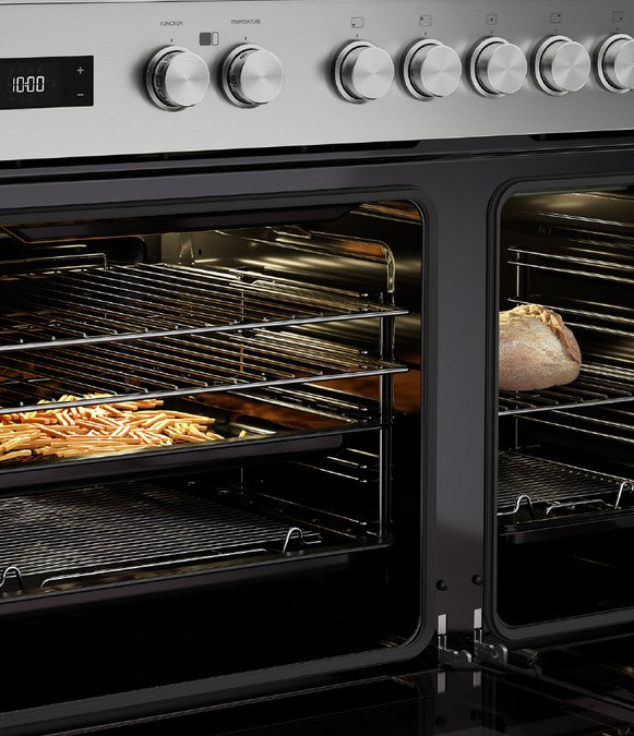 FISHER & PAYKEL 90CM DUAL FUEL RANGE ST-STEEL | OR90L7DBGFX2