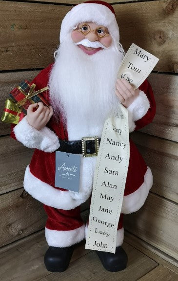 60CM STANDING SANTA W- GLASSES | PL185763R