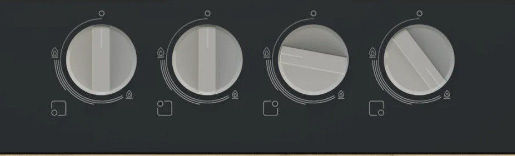 BOSCH SERIES 4  60CM TEMPERED GLASS GAS HOB BLACK | PNP6B6K40