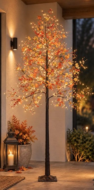 2.1M WW LIT MAPLE LEAF TREE | PT260450