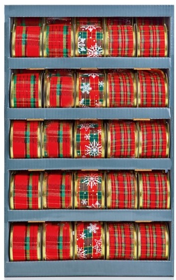 6CM X 2.7M TARTAN RIBBON | R232050