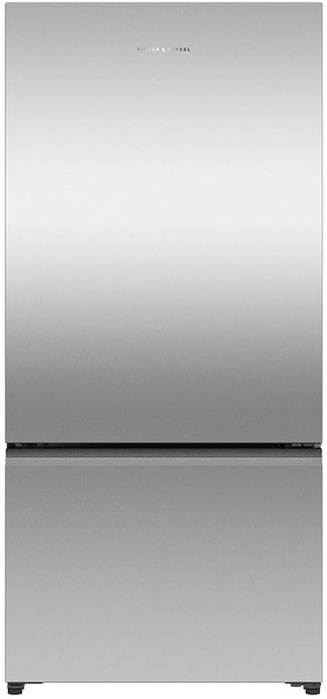 FISHER & PAYKEL 79CM WIDE FRIDGE FREEZER ST-STEEL | RF505BRNQX1