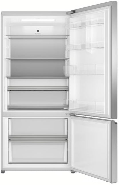 FISHER & PAYKEL 79CM WIDE FRIDGE FREEZER ST-STEEL | RF505BRNQX1