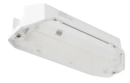 SAPPHIRE 4W EMERGENCY BULKHEAD IP65 WHITE C/W LEGE | RSI4L01