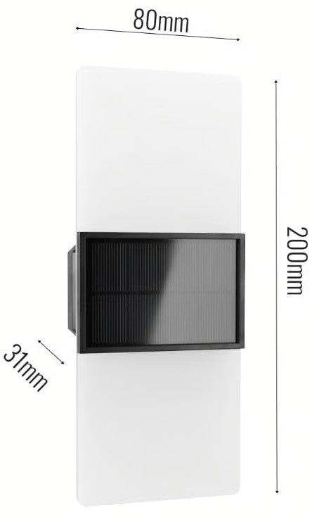 GEMINI SOLAR WALL LIGHTS(SET OF 2) | SC2208