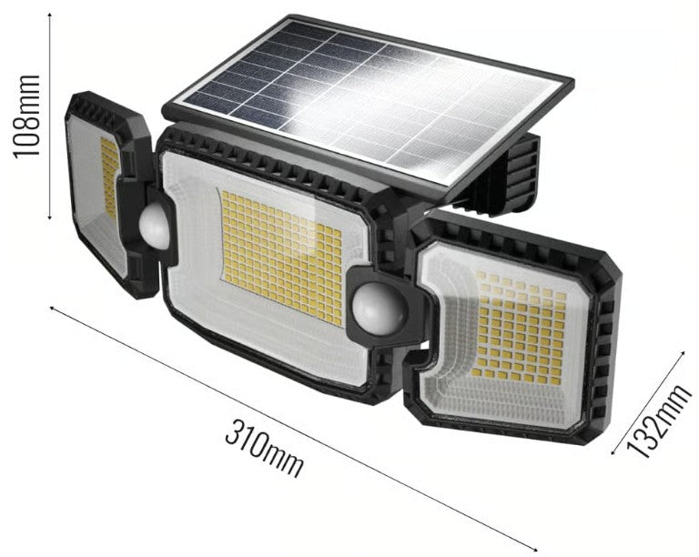 DOVER SOLAR DOUBLE PIR LIGHT | SC2225
