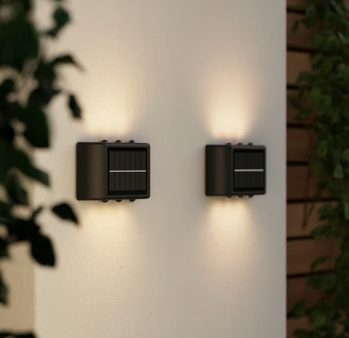 TRIO SOLAR UP & DOWNWALL LIGHT (SET OF 2) | SC2314