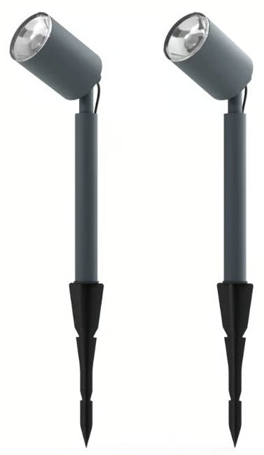 APOLLO SOLAR SPOTLIGHTS SET OF 2 ANTHRACITE | SC2355