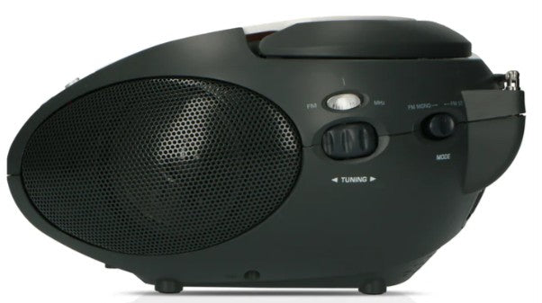LENCO PORTABLE CD PLAYER BOOMBOX WHITE-BLACK | SCD24W