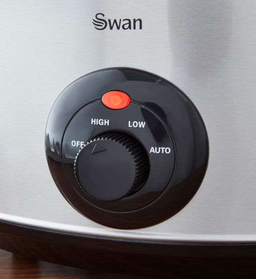 SWAN 3.5 LITRE SLOW COOKER STAINLESS STEEL | SF17020N