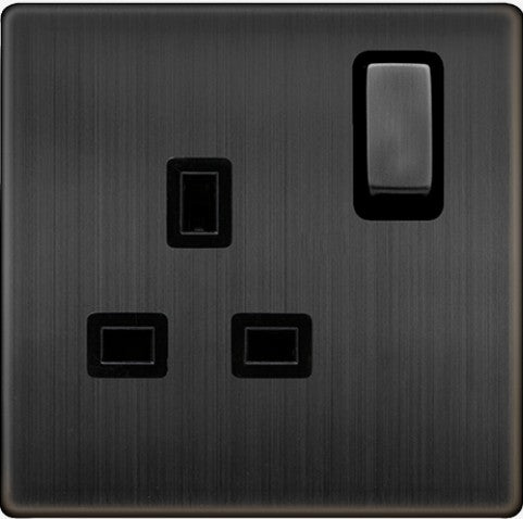 13A INGOT 1 GANG DP SWITCHED SAFETY | SFBZ1535BK