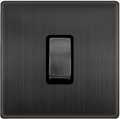 10AX INGOT 1 GANG INTERMEDIATE SWITCH - MATT BRONZ | SFBZ425BK