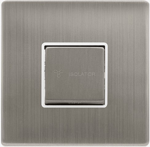 10A INGOT 3 POLE FAN ISOLATION SWITCH - STAINLESS  | SFSS520PW
