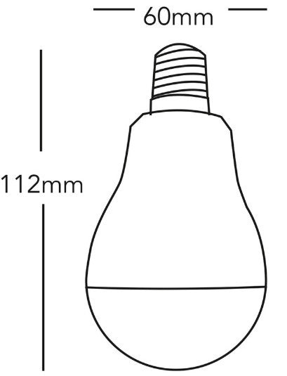 8.5W BC 806LM GLS DIMMABLE LED WW | SGLSDIMLEDB22